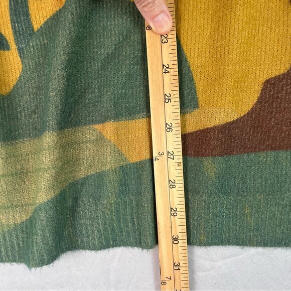 Yesno Printed Ocean Fish Graphic Sweater Womens XXXL Soft Wool Blend Oversized - Picture 6 of 8